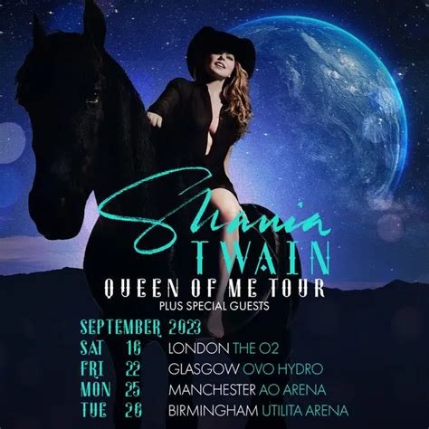 shania twain tour dates uk